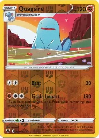 Vivid Voltage Quagsire #84/185 reverse holo